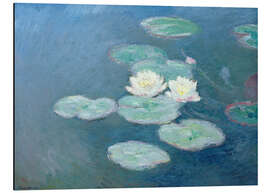 Magnettafel Seerosen, Abend