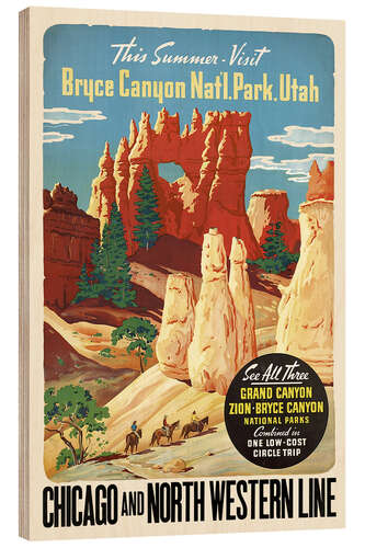 Obraz na drewnie Bryce Canyon National Park Utah