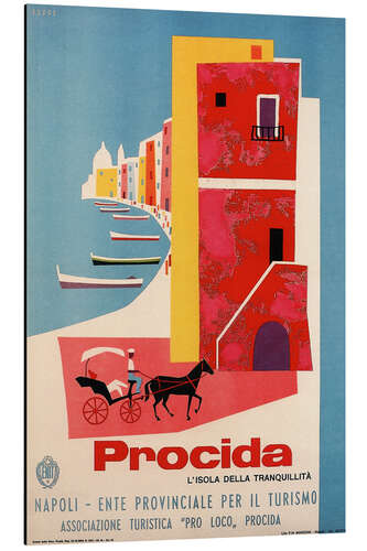 Tableau en aluminium Italie - Procida I