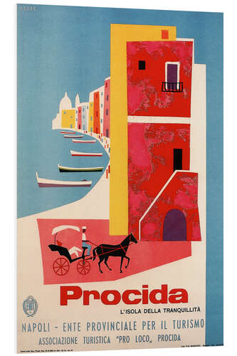 Foam board print Italy - Procida I