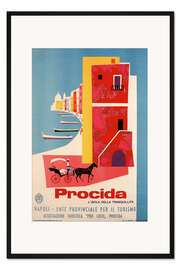 Gerahmter Kunstdruck Italien - Procida I - Vintage Travel Collection