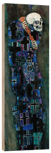 Tableau en bois La Mort (détail)