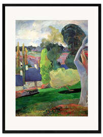 Framed art print Brittany Landscape