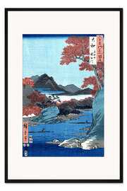 Gerahmter Kunstdruck Tatsuta-Fluss, Provinz Yamato