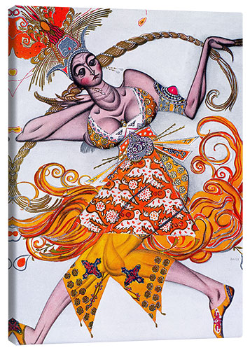 Tableau sur toile Création de costume pour une danse du ballet de Diaghilev