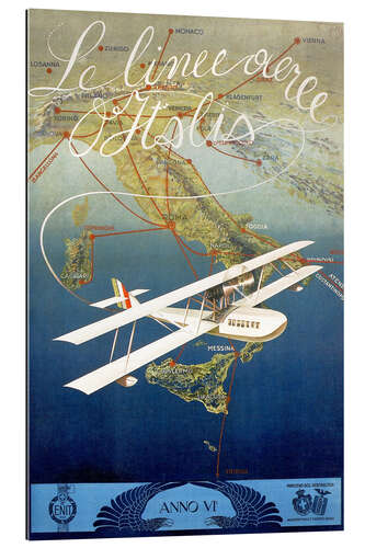 Gallery print Italian airline