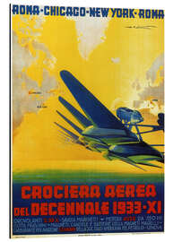 Magnettafel Crociera aerea del decennale