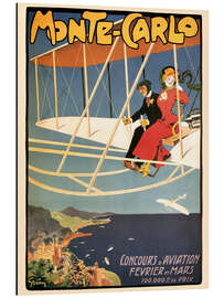 Magnettafel Fliegen über Monte Carlo