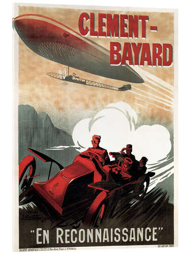 Akryylilasitaulu Clement Bayard Automobile