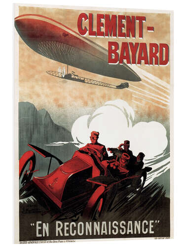 Foam board print Clement Bayard Automobile