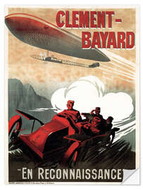 Sticker mural Clement Bayard Automobile