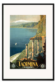 Gerahmter Kunstdruck Italien - Taormina