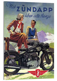 Gallery print With Zündapp over the hills (German)