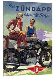 Magnettafel Mit Zündapp über alle Berge