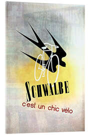 Obraz na szkle akrylowym Bicycles - Schwalbe, cest un chic velo