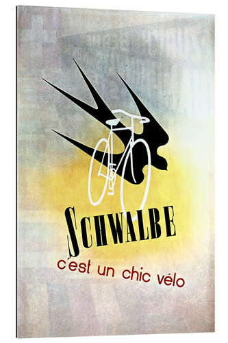 Gallery Print Fahrräder - Schwalbe, cest un chic velo