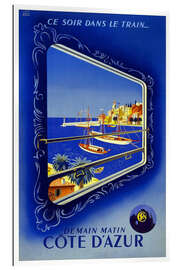 Galleriprint By train to the Cote de Azur