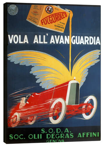 Canvastavla Automotive oil from Genoa