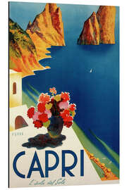 Magnettafel Italien, Sommerinsel Capri (italienisch)