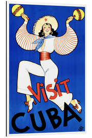 Magnettafel Besuchen Sie Kuba Maracas