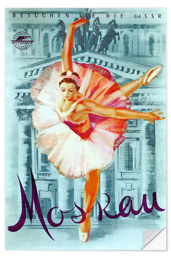 Muursticker Moscow - Russian ballet