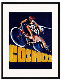 Gerahmter Kunstdruck Cosmos Fahrräder
