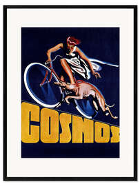 Gerahmter Kunstdruck Cosmos Fahrräder