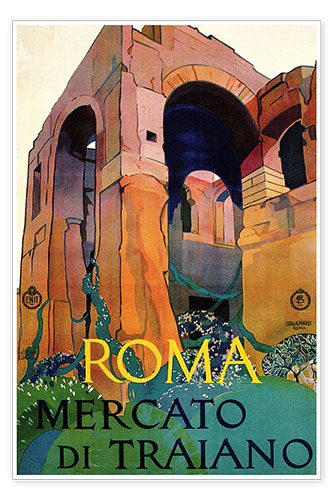 Poster Italien - Rom, Mercato Di Traiano