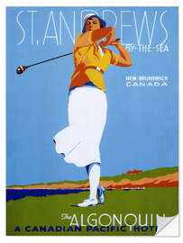 Naklejka na ścianę St. Andrews - Golf