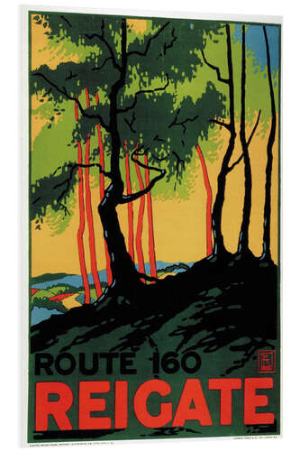 Tableau en PVC Route 160 - Reigate