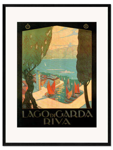 Framed art print Italy - Riva del Garda