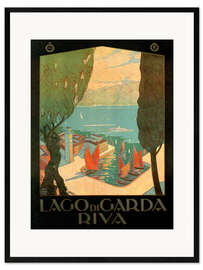 Plakat artystyczny premium w ramie Italy - Riva del Garda