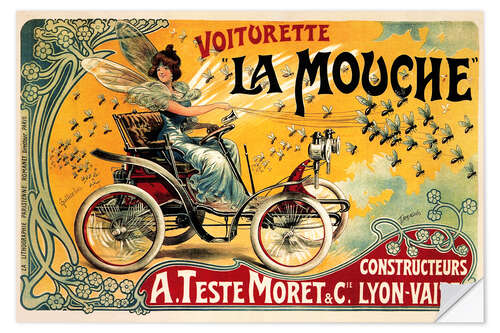 Wall sticker Voiturette La Mouche