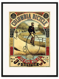 Gerahmter Kunstdruck Columbia Fahrräder