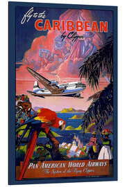 Magnettafel Flieg in die Karibik