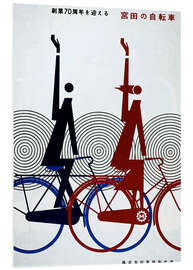 Foam board print Abstract bike