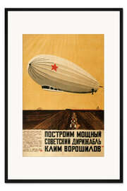 Gerahmter Kunstdruck Russischer Zeppelin