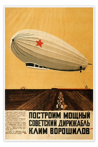 Poster Russischer Zeppelin