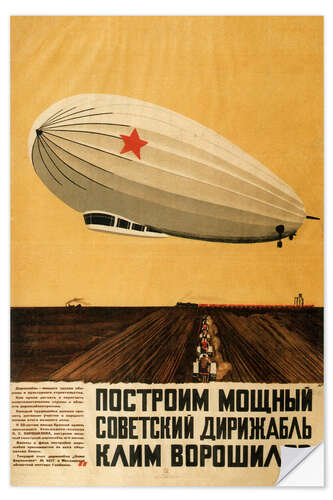 Sticker mural Russian Zeppelin