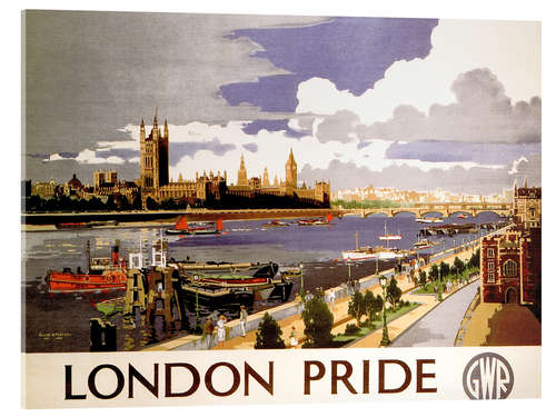 Tableau en verre acrylique London Pride