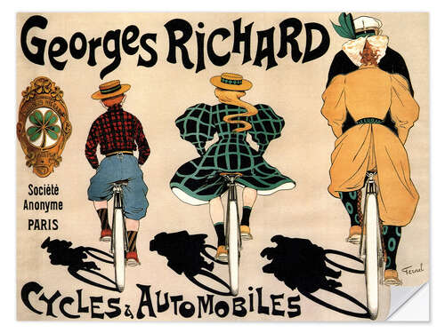 Wall sticker Georges Richard bicycles