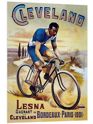 Foam board print Cleveland Bicycles