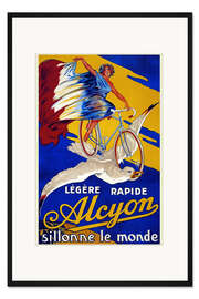 Gerahmter Kunstdruck Alcyon - sillonne le monde