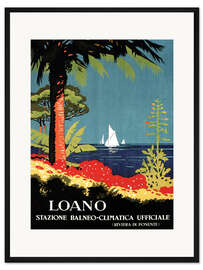 Gerahmter Kunstdruck Italien - Loano