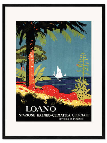 Innrammet kunsttrykk Italy - Loano