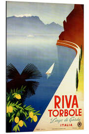 Magnettafel Italien - Riva Torbole (Lago di Garda)