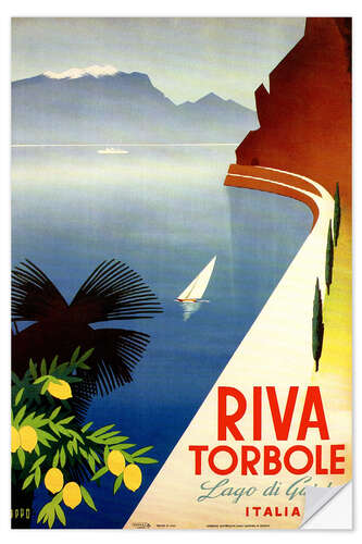 Wandsticker Italien - Riva Torbole (Lago di Garda)