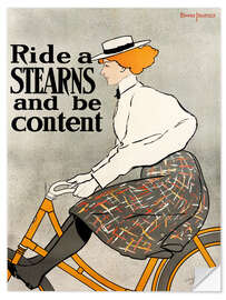 Vinilo para la pared Ride a Stearns and be content