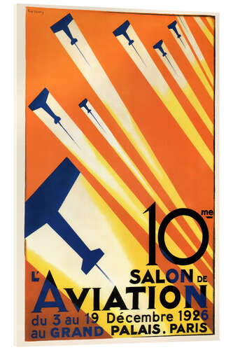 Acrylglasbild 10. Salon de Aviation - Paris 1926