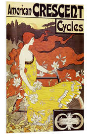 Foam board print American Crescent Bicycles